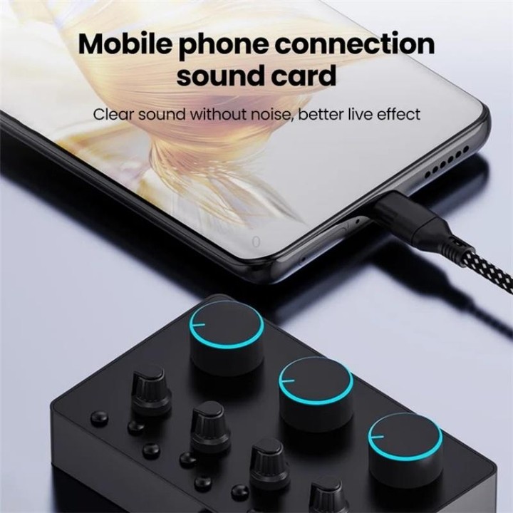 JS-101 USB-C / Type-C to 3.5mm Audio Cable Braided HiFi Sound AUX Cord, Length: 1.2m