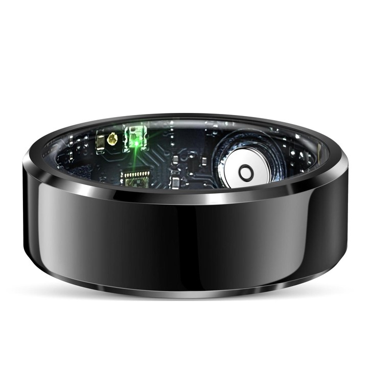 R6 SIZE 11 Smart Ring, Support Heart Rate / Blood Oxygen / Sleep Monitoring(Black)