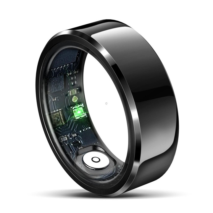 R6 SIZE 11 Smart Ring, Support Heart Rate / Blood Oxygen / Sleep Monitoring(Black)
