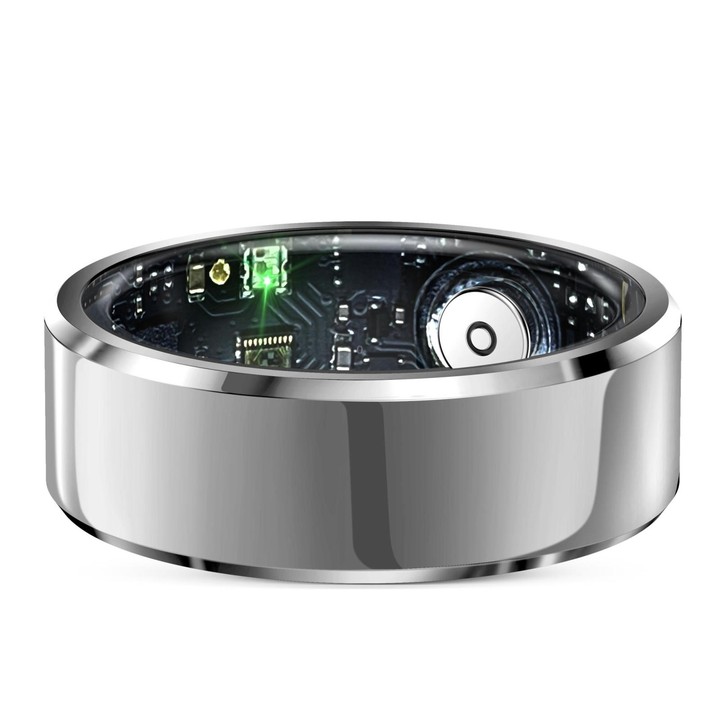 R6 SIZE 11 Smart Ring, Support Heart Rate / Blood Oxygen / Sleep Monitoring(White)