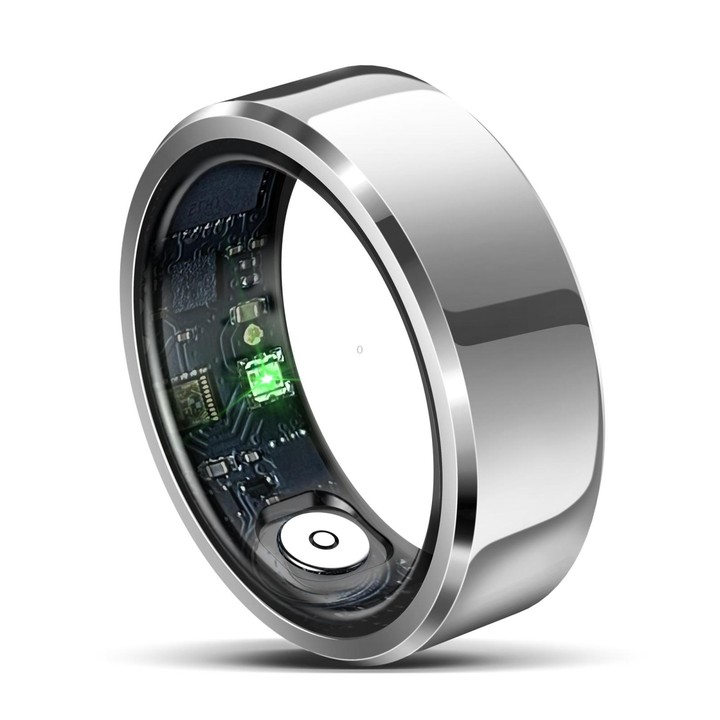 R6 SIZE 11 Smart Ring, Support Heart Rate / Blood Oxygen / Sleep Monitoring(White)