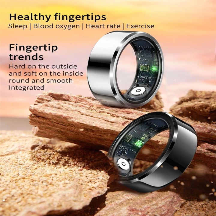 R6 SIZE 11 Smart Ring, Support Heart Rate / Blood Oxygen / Sleep Monitoring(White)
