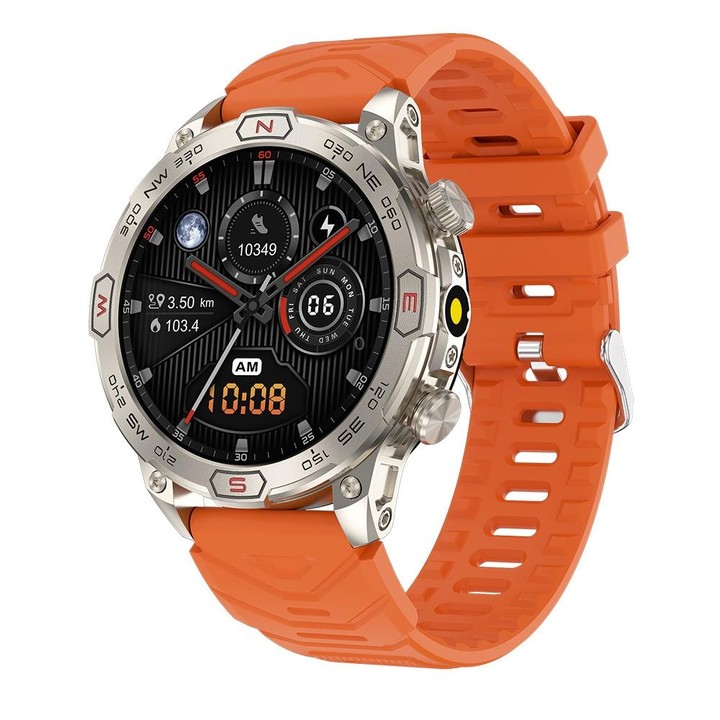 KC86 1.43 inch Color Screen Smart Watch, Support Bluetooth Call / Health Monitoring(Orange)