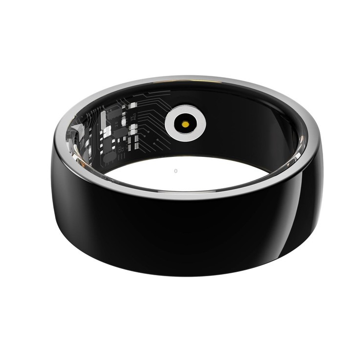 R09M SIZE 18 Smart Ring, Support Health Monitoring / Care For Families(Black)