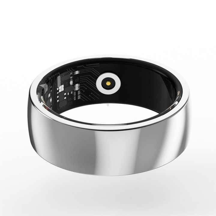 R09M SIZE 22 Smart Ring, Support Health Monitoring / Care For Families(Silver)