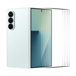 For Galaxy Z Fold7 5G Outer Screen 5pcs ENKAY 9H Big Arc Edge High Aluminum-silicon Tempered Glass Film