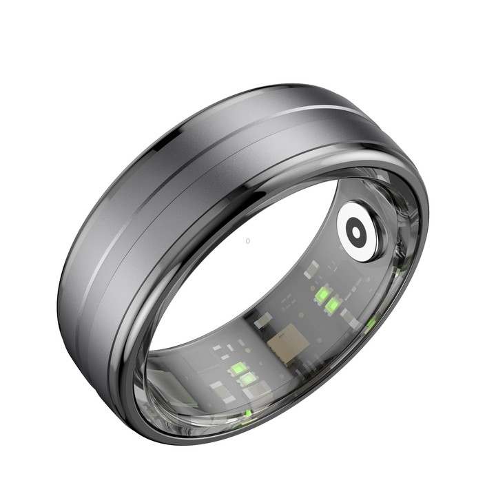 R06 SIZE 8 Smart Ring, Support Heart Rate / Blood Oxygen / Sleep Monitoring / Multiple Sports Modes(Black)