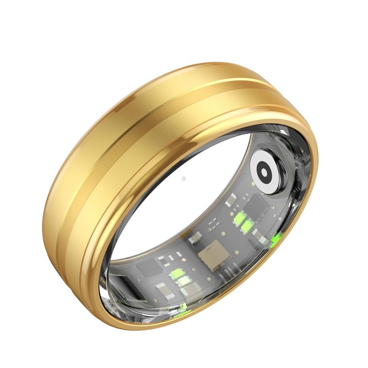 R06 SIZE 10 Smart Ring, Support Heart Rate / Blood Oxygen / Sleep Monitoring / Multiple Sports Modes(Gold)