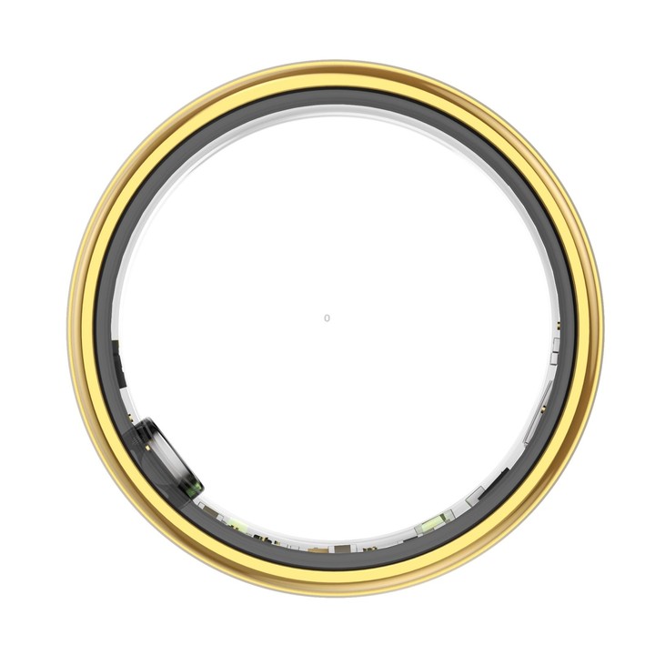 R06 SIZE 12 Smart Ring, Support Heart Rate / Blood Oxygen / Sleep Monitoring / Multiple Sports Modes(Gold)