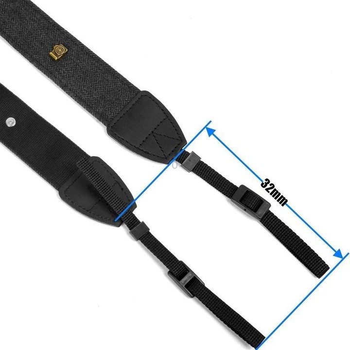 Camera Strap Canvas Neck Shoulder Strap with Quick Release Buckles for DSLR / SLR Camera