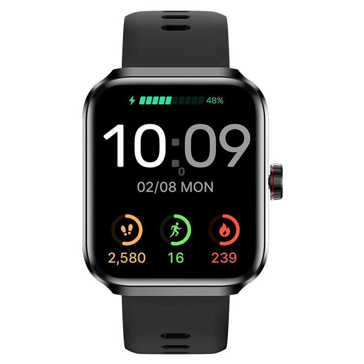 NX22 1.78 inch Color Screen Smart Watch, Support Bluetooth Call / Health Monitoring(Black)