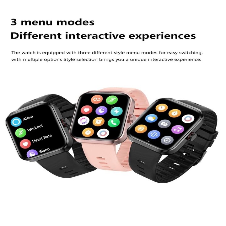 NX22 1.78 inch Color Screen Smart Watch, Support Bluetooth Call / Health Monitoring(Pink)