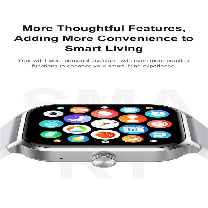 P85 1.93 inch Color Screen Smart Watch, Support Bluetooth Call / Health Monitoring(Black)