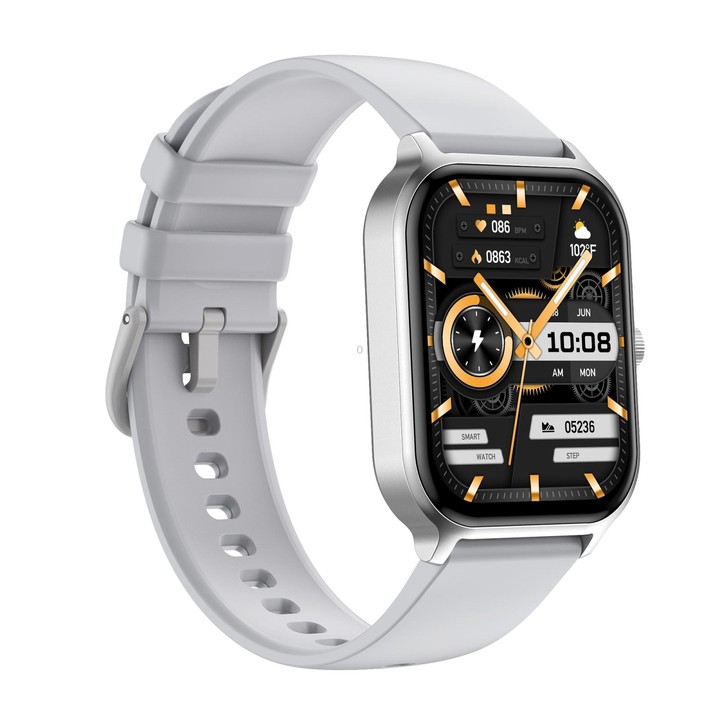 P85 1.93 inch Color Screen Smart Watch, Support Bluetooth Call / Health Monitoring(Silver)