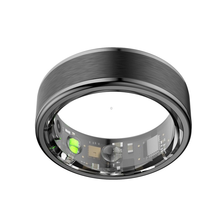 R03 SIZE 8 Smart Ring, Support Heart Rate / Blood Oxygen / Sleep / Multiple Sports Modes(Black)