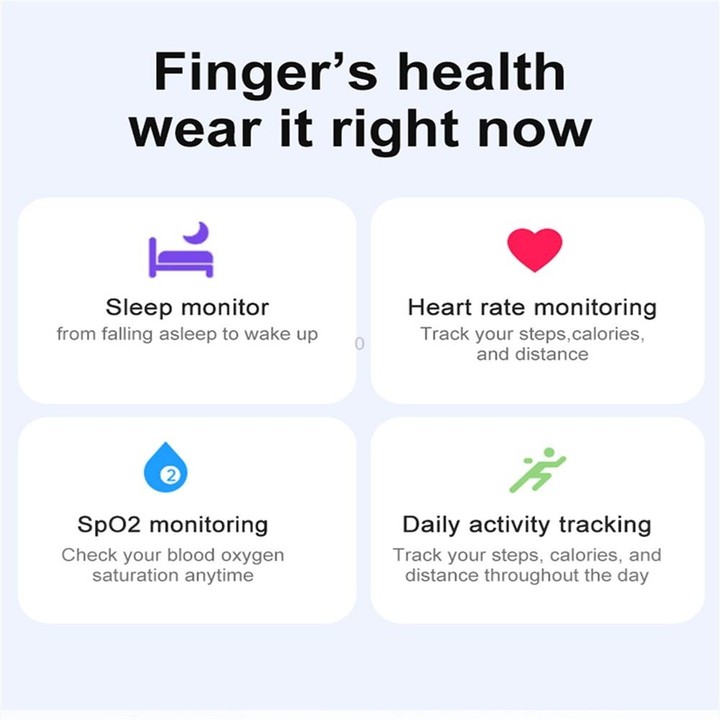 R03 SIZE 11 Smart Ring, Support Heart Rate / Blood Oxygen / Sleep / Multiple Sports Modes(Black)