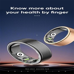 R03 SIZE 11 Smart Ring, Support Heart Rate / Blood Oxygen / Sleep / Multiple Sports Modes(Rose Gold)