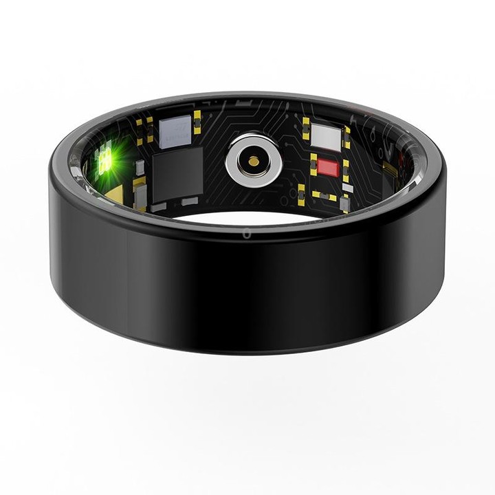 R11M SIZE 8 Smart Ring, Support Heart Rate / Blood Oxygen / Sleep / Multiple Sports Modes(Black)
