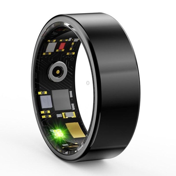 R11M SIZE 9 Smart Ring, Support Heart Rate / Blood Oxygen / Sleep / Multiple Sports Modes(Black)