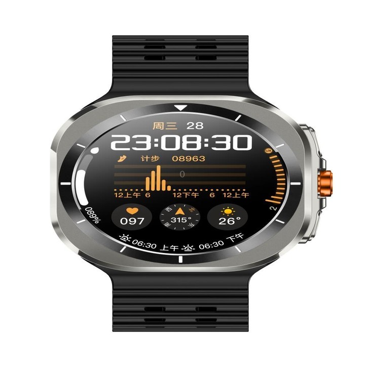 Z7 Ultra 1.46 inch Color Screen Smart Watch, Support Bluetooth Call / Health Monitoring(Black)