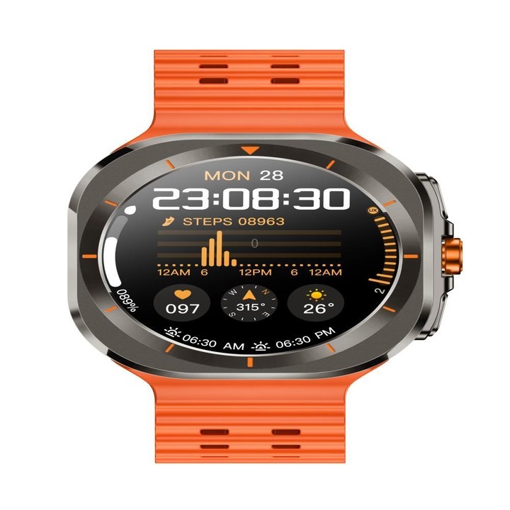 Z7 Ultra 1.46 inch Color Screen Smart Watch, Support Bluetooth Call / Health Monitoring(Orange)