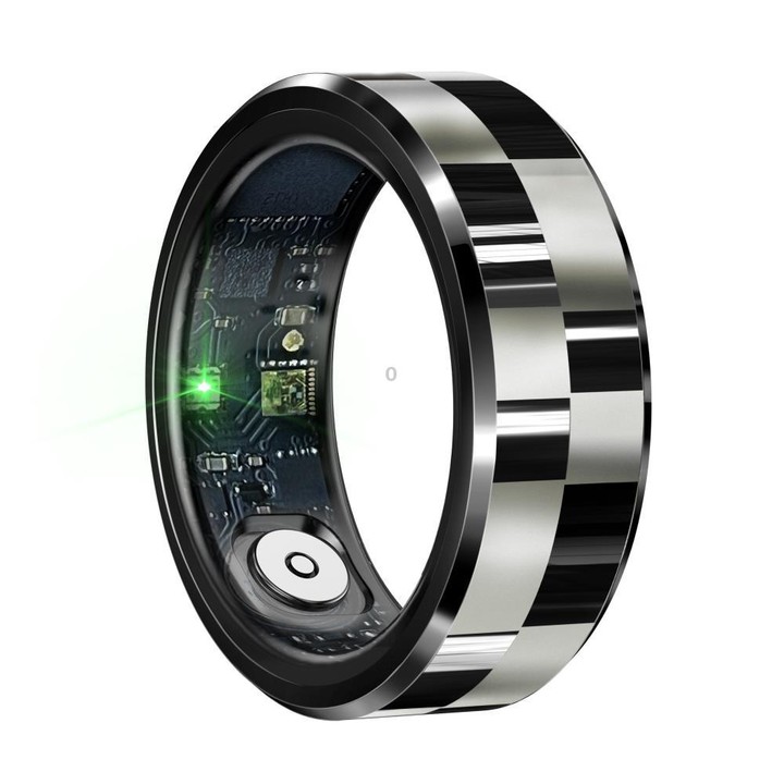 R9 SIZE 11 Smart Ring, Support Health Monitoring / Gesture Control / Somatosensory Games(Black)