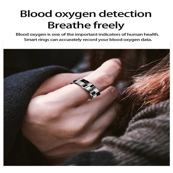 R9 SIZE 11 Smart Ring, Support Health Monitoring / Gesture Control / Somatosensory Games(Black)