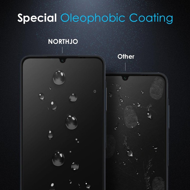 For Samsung Galaxy A06 4G NORTHJO A++ 28 Degree Privacy Full Glue Silk Printing Tempered Glass Film