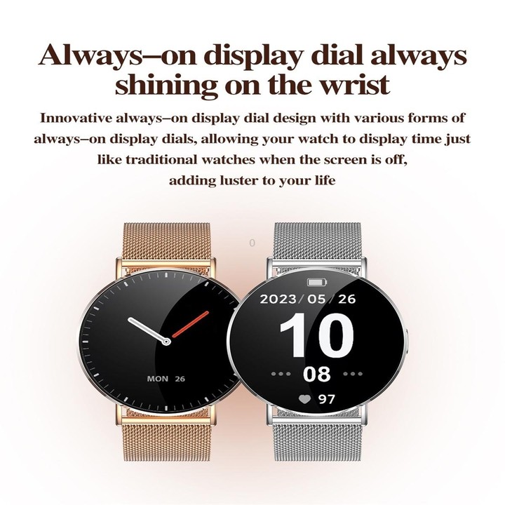 KM88 1.32 inch Color Screen Smart Watch, Support Bluetooth Call / Health Monitoring(Silver)