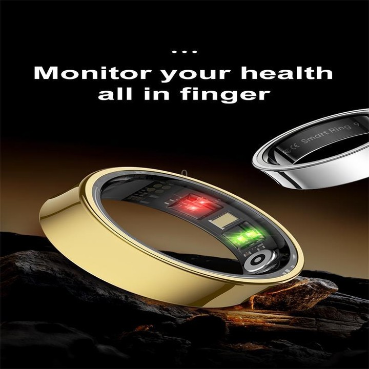 R09 SIZE 9 Smart Ring, Support Heart Rate / Blood Oxygen / Sleep Monitoring / Multiple Sports Modes(Silver)