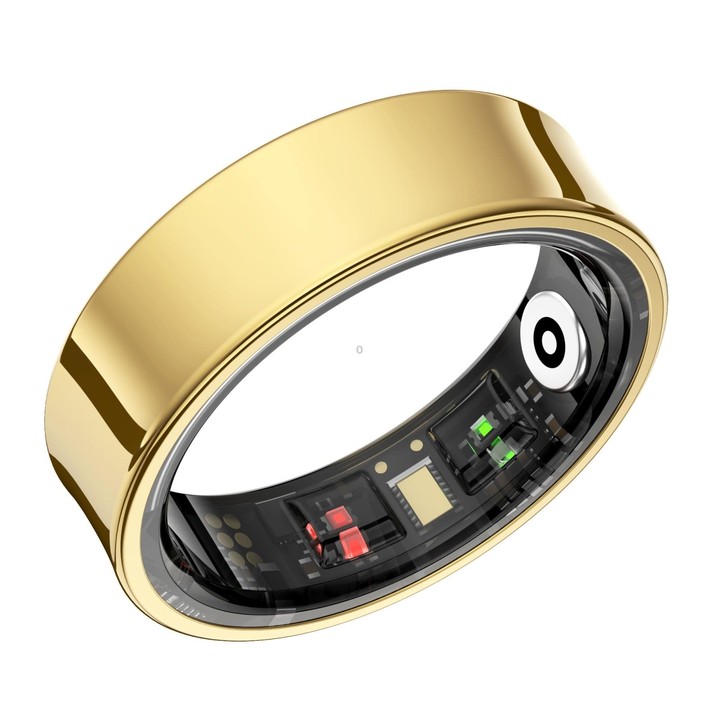 R09 SIZE 10 Smart Ring, Support Heart Rate / Blood Oxygen / Sleep Monitoring / Multiple Sports Modes(Gold)