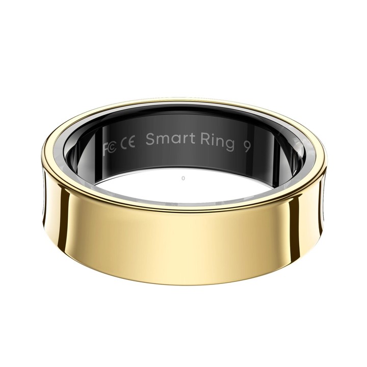R09 SIZE 11 Smart Ring, Support Heart Rate / Blood Oxygen / Sleep Monitoring / Multiple Sports Modes(Gold)