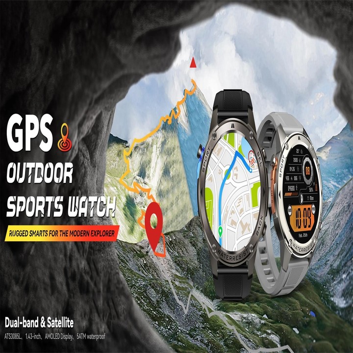DM56 1.43 inch Color Screen Smart Watch, Support Bluetooth Call / Health Monitoring(Silver)