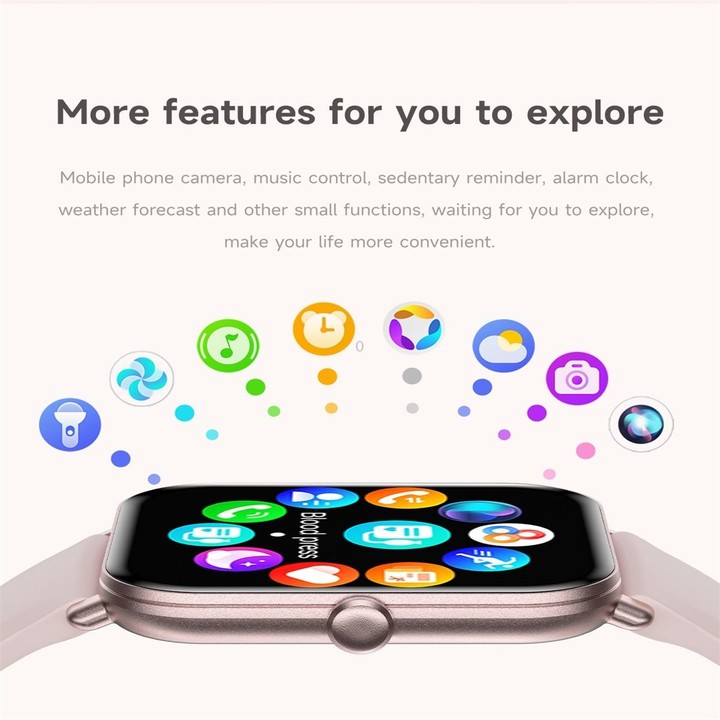 KM66 1.75 inch Color Screen Smart Watch Silicone Strap, Support Bluetooth Call(Black)