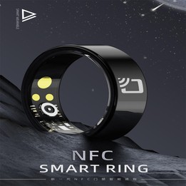 R20 SIZE 10 Smart Ring, Support Heart Rate / Blood Oxygen / Sleep Monitoring / Multiple Sports Modes(Black)