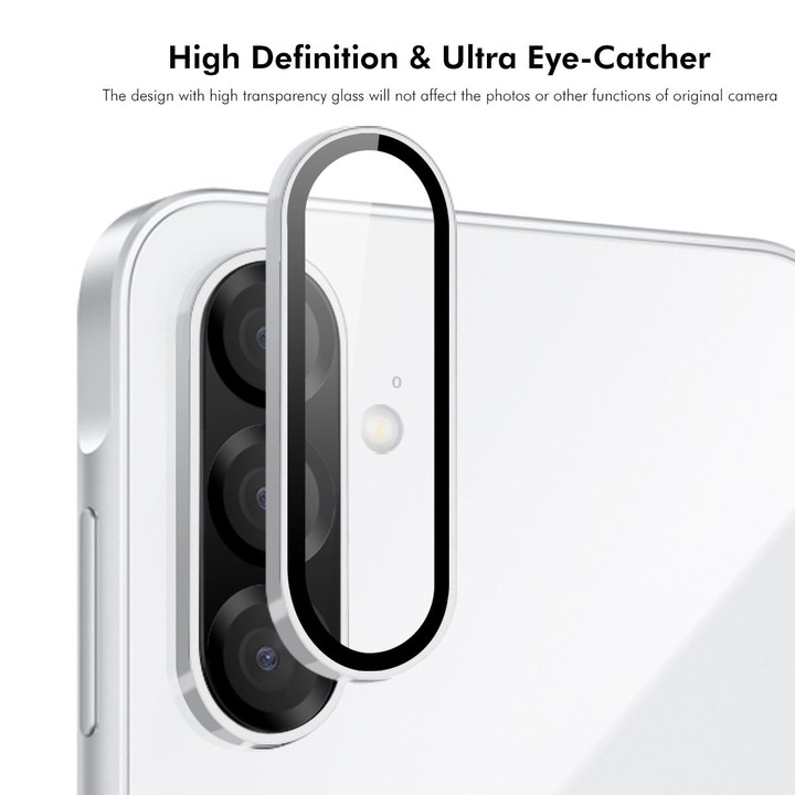 For Samsung Galaxy A36 / A56 ENKAY 9H Rear Lens Aluminium Alloy Tempered Glass Film(Purple)