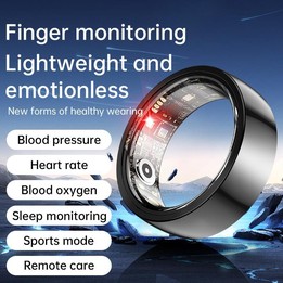 R1000 SIZE 10 Smart Ring, Support Heart Rate / Blood Oxygen / Sleep / Multiple Sports Modes(White)