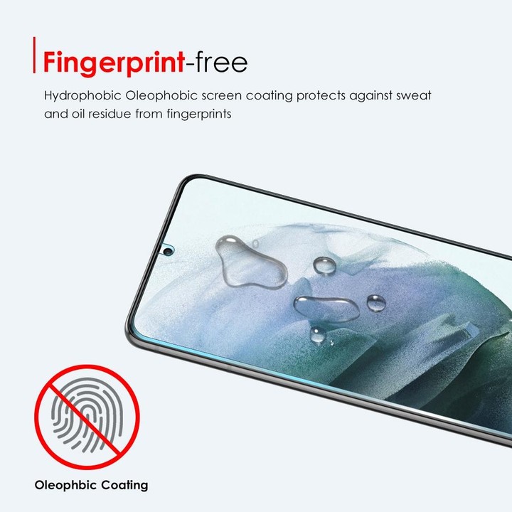 For Samsung Galaxy S21 5G NORTHJO A++ Screen Tempered Glass Film, Support Fingerprint Unlock