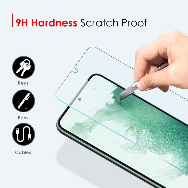 For Samsung Galaxy S22+ 5G NORTHJO A++ Screen Tempered Glass Film, Support Fingerprint Unlock