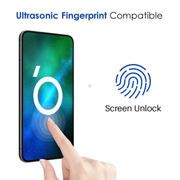 For Samsung Galaxy S23+ 5G NORTHJO A++ Screen Full Glue Silk Printing Tempered Glass Film, Support Fingerprint Unlock