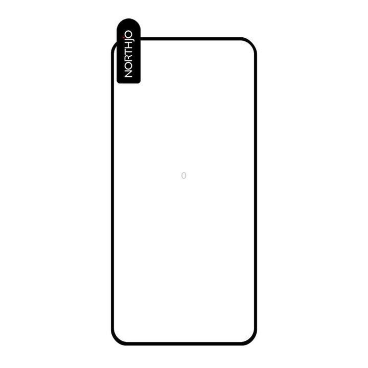 For Samsung Galaxy S21+ 5G NORTHJO A++ Screen Full Glue Silk Printing Tempered Glass Film, Support Fingerprint Unlock
