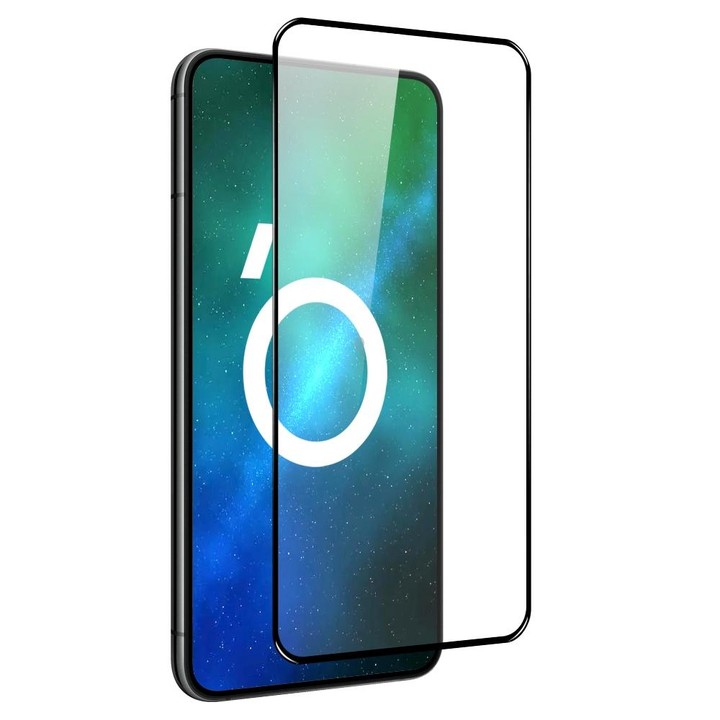 For Samsung Galaxy S21+ 5G NORTHJO A++ Screen Full Glue Silk Printing Tempered Glass Film, Support Fingerprint Unlock