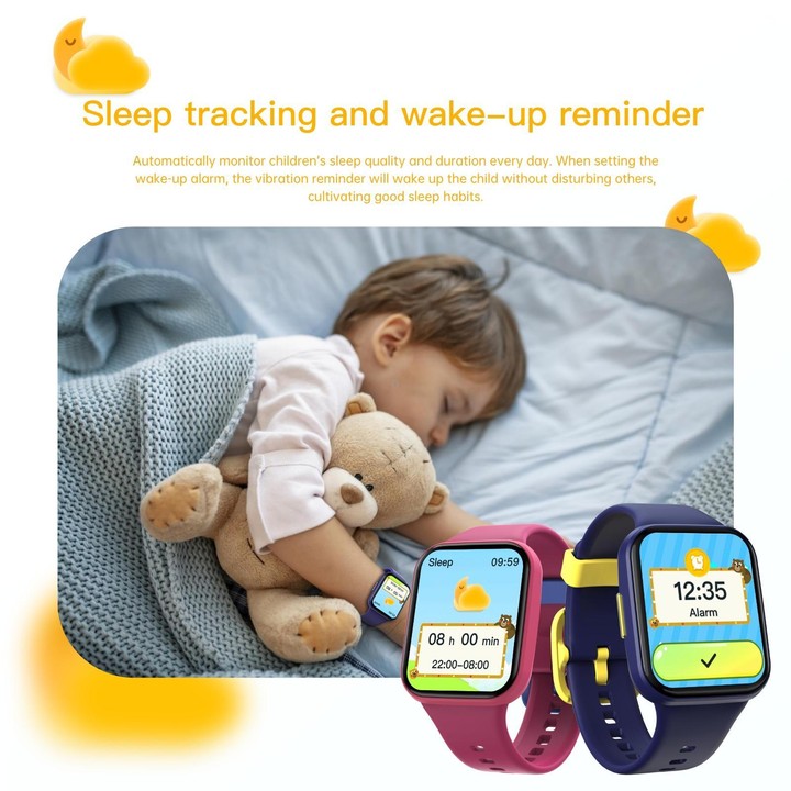 Wish 6 1.69 inch TFT Color Screen IP68 Waterproof Children Companion Smart Watch(Pink)