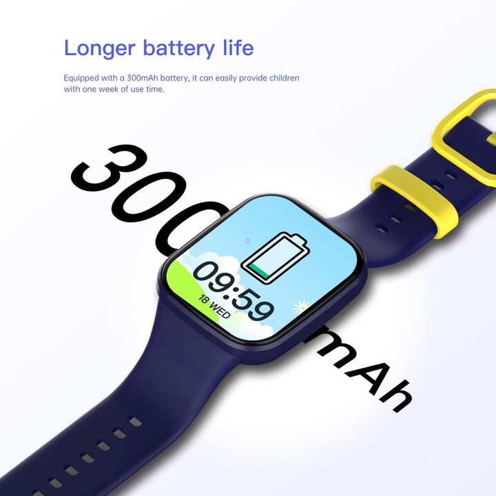 Wish 6 1.69 inch TFT Color Screen IP68 Waterproof Children Companion Smart Watch(Blue)
