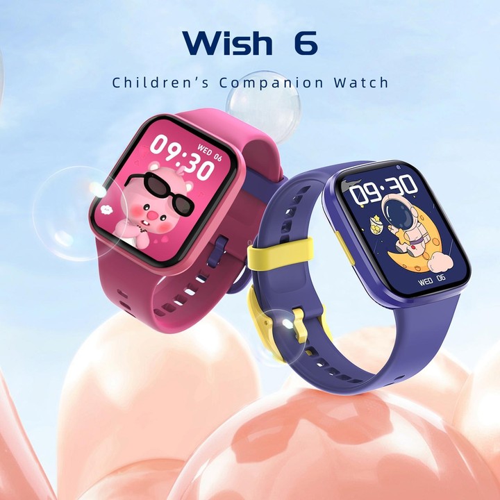 Wish 6 1.69 inch TFT Color Screen IP68 Waterproof Children Companion Smart Watch(Blue)