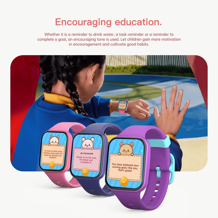 Wish 6 1.69 inch TFT Color Screen IP68 Waterproof Children Companion Smart Watch(Blue)
