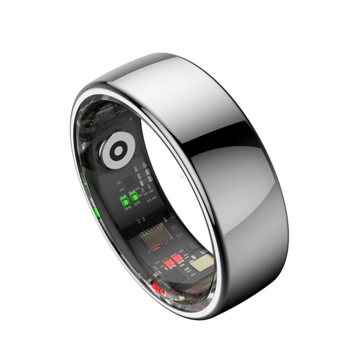 R08 SIZE 10 Smart Ring, Support Heart Rate / Blood Oxygen / Sleep / Multiple Sports Modes(Silver)