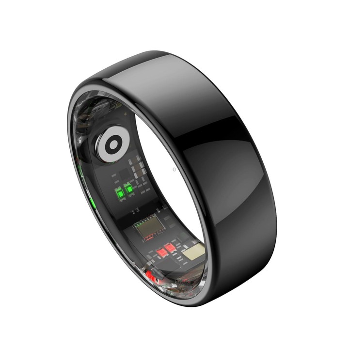 R08 SIZE 11 Smart Ring, Support Heart Rate / Blood Oxygen / Sleep / Multiple Sports Modes(Black)