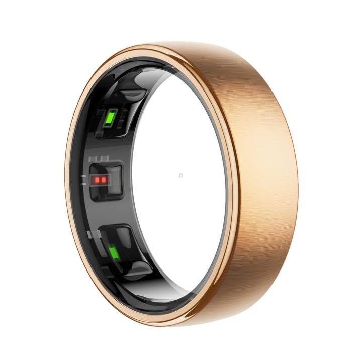 R10 SIZE 12 Smart Ring, Support Heart Rate / Blood Oxygen / Sleep / Multiple Sports Modes(Rose Gold)