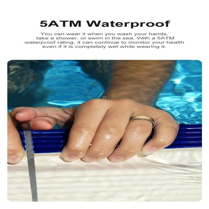 R10 SIZE 12 Smart Ring, Support Heart Rate / Blood Oxygen / Sleep / Multiple Sports Modes(Rose Gold)